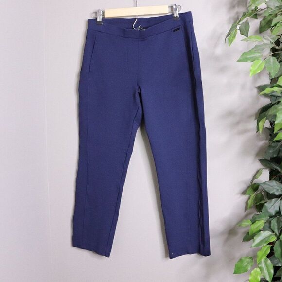 H by Halston | Pull On Straight Leg Pants - Picture 1 of 6